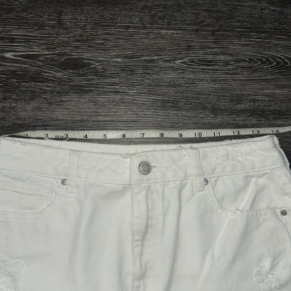 White Distressed Denim Skirt by Pacsun - Picture 4 of 5